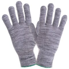  Pamut és poliészter védőkesztyű x-grey 9-es, méret