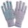  Pamut és poliészter védőkesztyű x-gray plusz pontozással, 9-es, méret