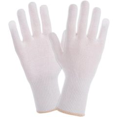 Védőkesztyű pamut és poliészter X-White 7-es méret