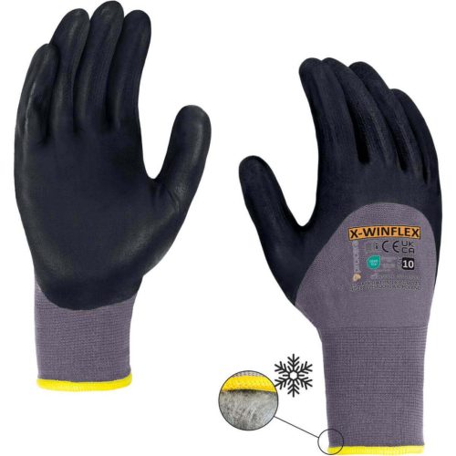 X-Winflex nitril bevonatú bélelt kesztyű, méret 10