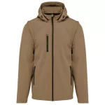 Kariban KA422 UNISZEX 3 RÉTEGŰ SOFTSHELL KAPUCNIS KABÁT LEVEHETŐ UJJAKKAL 2XL