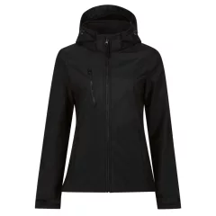   Regatta RETRA702 WOMEN'S VENTURER 3 LAYER HOODED PRINTABLE SOFTSHELL JACKET 14 (L)