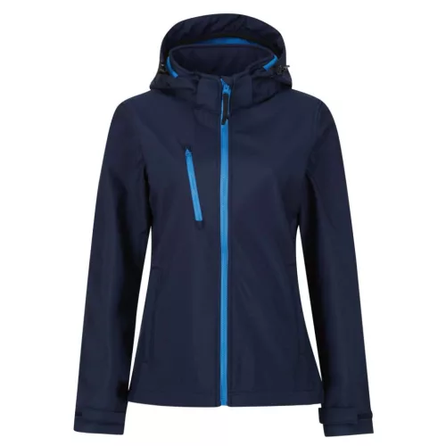 Regatta RETRA702 WOMEN'S VENTURER 3 LAYER HOODED PRINTABLE SOFTSHELL JACKET 18 (2XL)