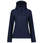 Regatta RETRA702 WOMEN'S VENTURER 3 LAYER HOODED PRINTABLE SOFTSHELL JACKET 12 (M)