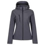 Regatta RETRA702 WOMEN'S VENTURER 3 LAYER HOODED PRINTABLE SOFTSHELL JACKET 14 (L)