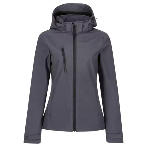 Regatta RETRA702 WOMEN'S VENTURER 3 LAYER HOODED PRINTABLE SOFTSHELL JACKET 18 (2XL)