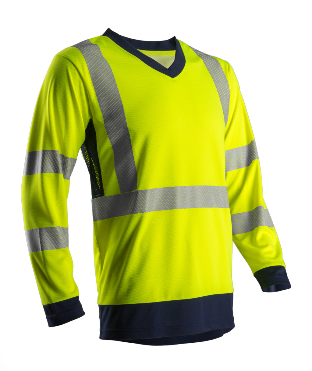 SOMO HI-VIZ SÁRGA HOSSZÚ UJJÚ PÓLÓ CO/PES GRS_L