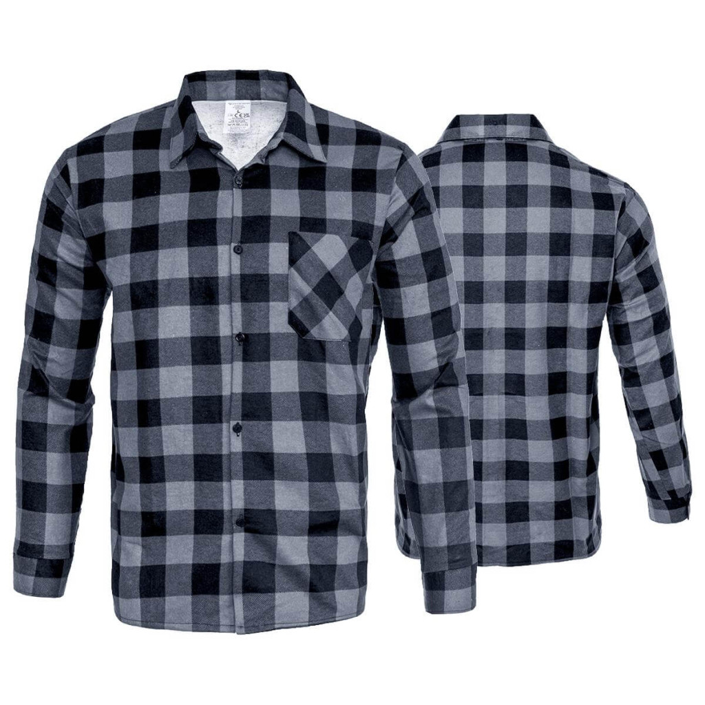 Szürke flanel ing, méret XXL Szürke flanel ing, méret XXL