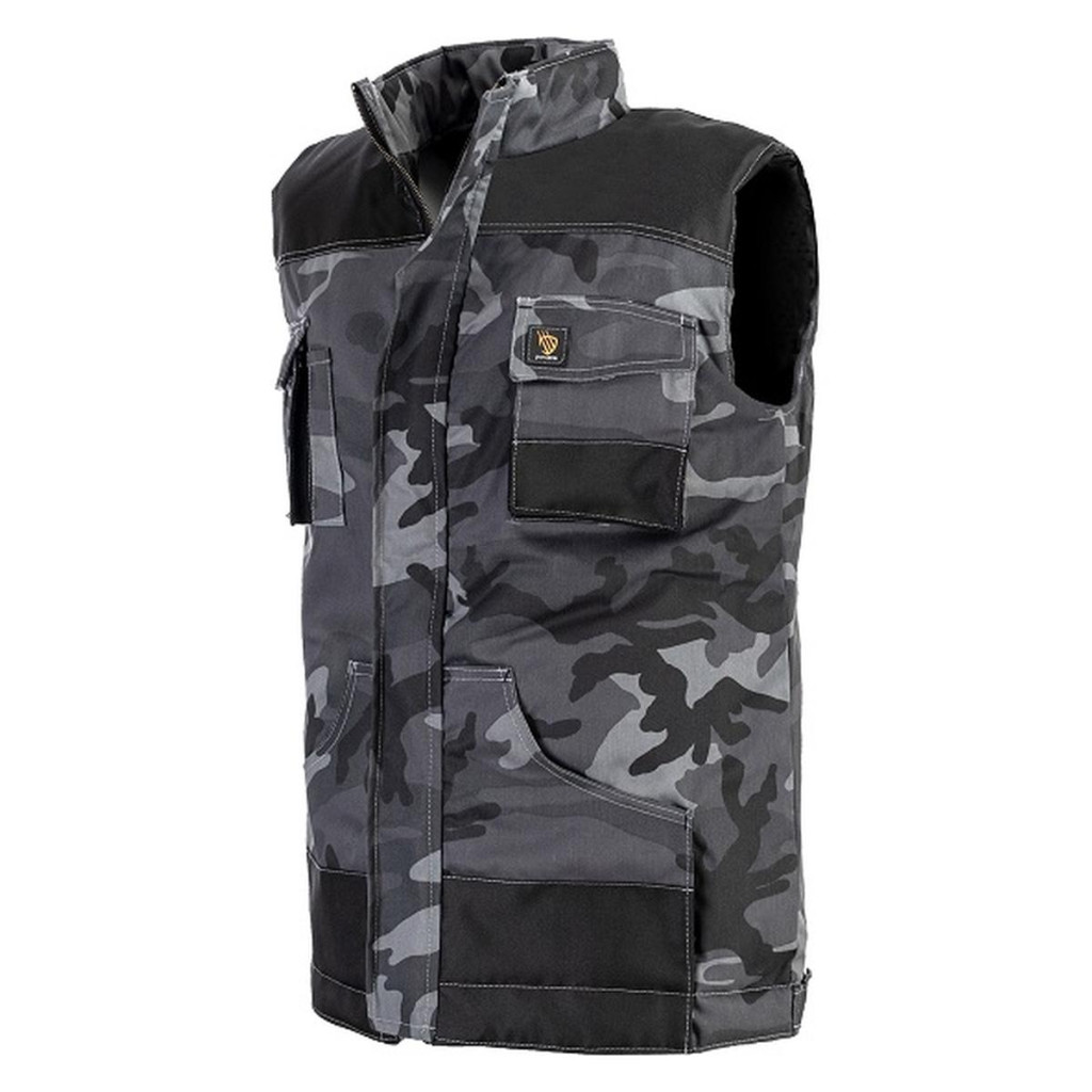 Bélelt mellény proman 260 camo grey - méret 48