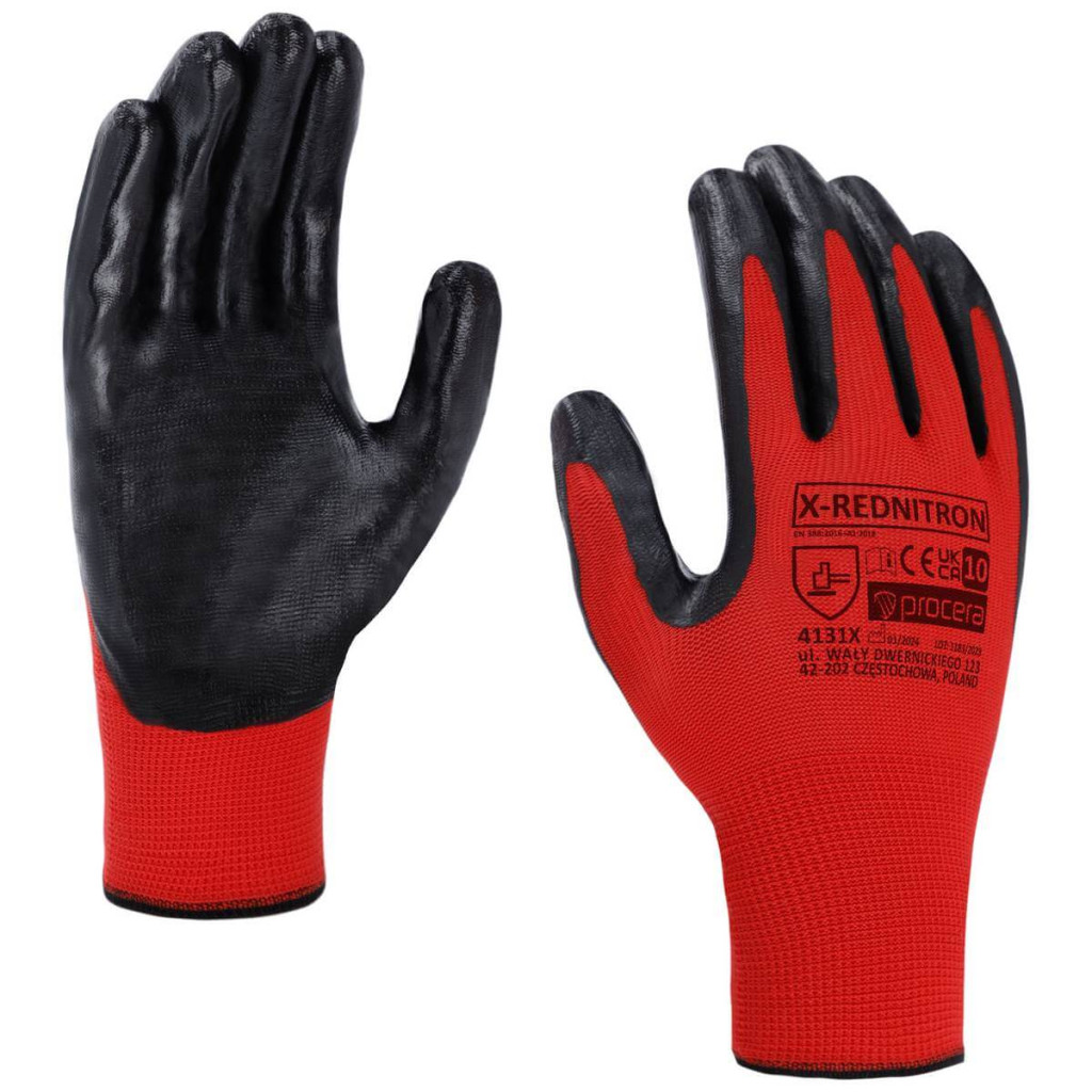 Védőkesztyű nitril x-rednitron, méret 10 Védőkesztyű nitril x-rednitron, méret 10